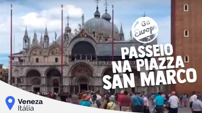 Um passeio na Piazza San Marco em Veneza