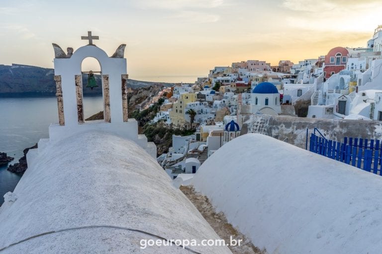 A Cidade Magica de Oia em Santorini