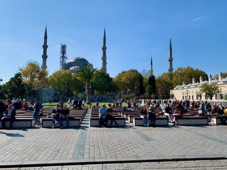 A Mesquita Azul em Istambul